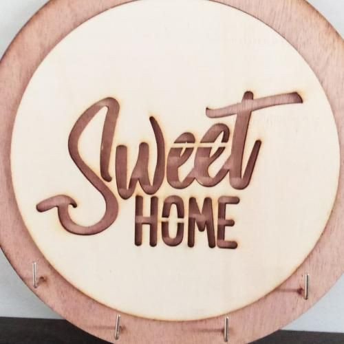 Support Porte clés murale -  sweet home 4C