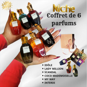 COFFRET DE 6 PARFUMS 30 ML