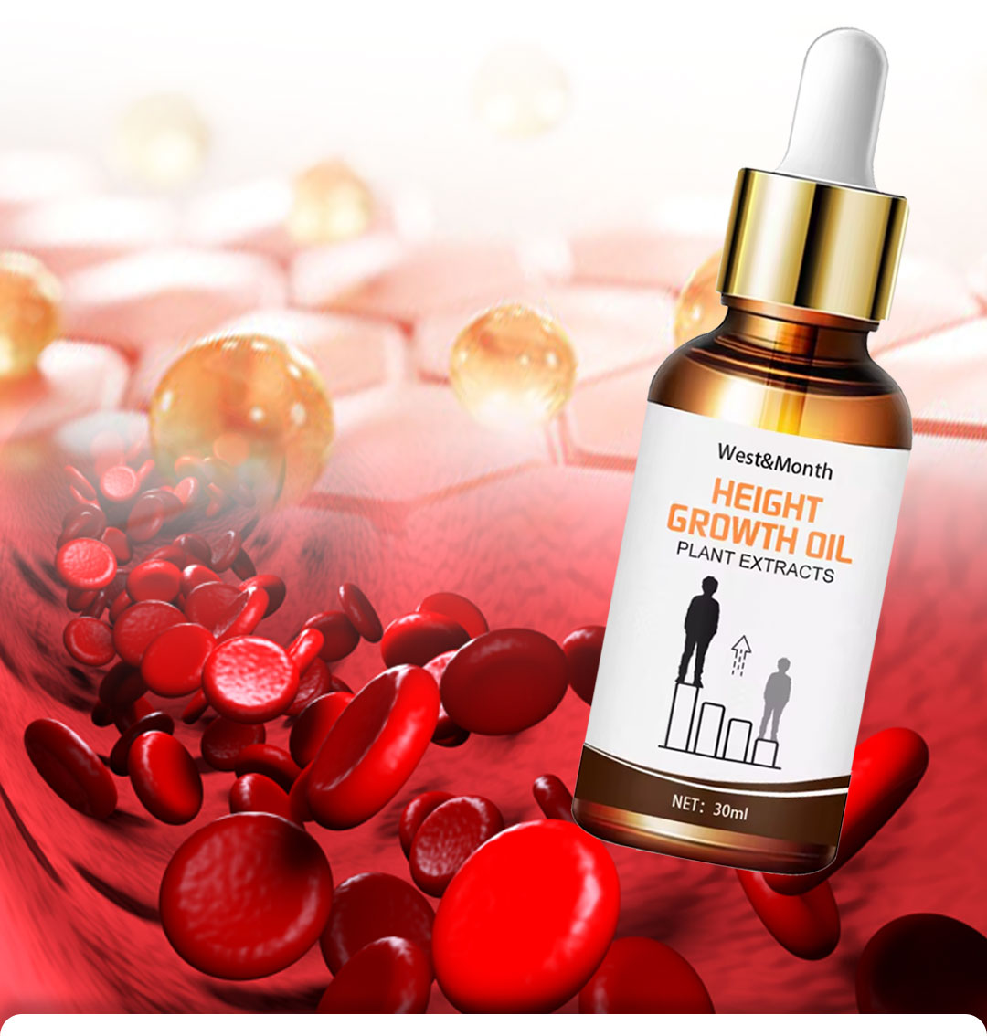 Height Boost Essential Oil: Promote Growth and Conditioning for Taller Body 30ml زيت أساسي لتعزيز الارتفاع