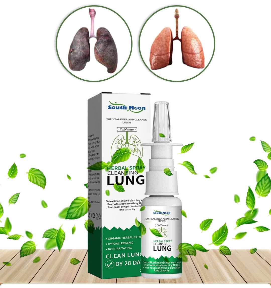 بخاخ لتنظيف الرئة بخلاصة الأعشاب الطبيعية - Sprays Sinusitis Treatment Lung Detox Herbal