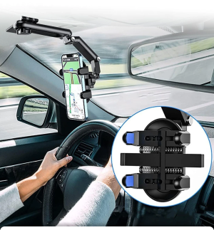 Rotatable and Retractable Car Phone Holder / حامل هاتف السيارة قابل للدوران والسحب