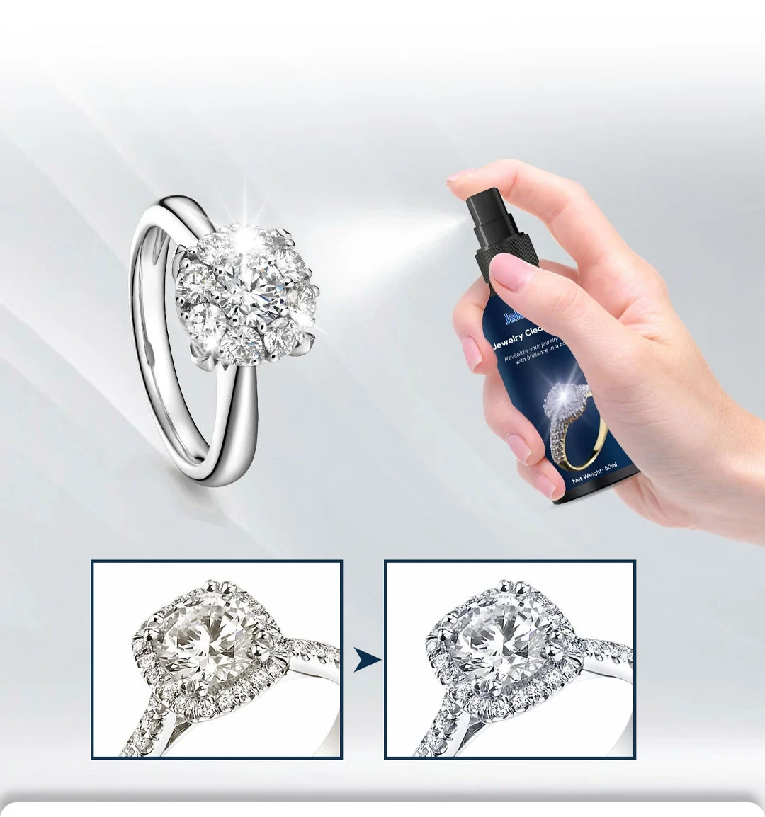 Jewelry Cleaning Spray / بخاخ تنظيف المجوهرات