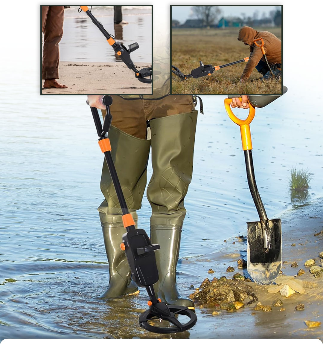 Metal Detector With Screen | جهاز الكشف عن المعادن الثمينة